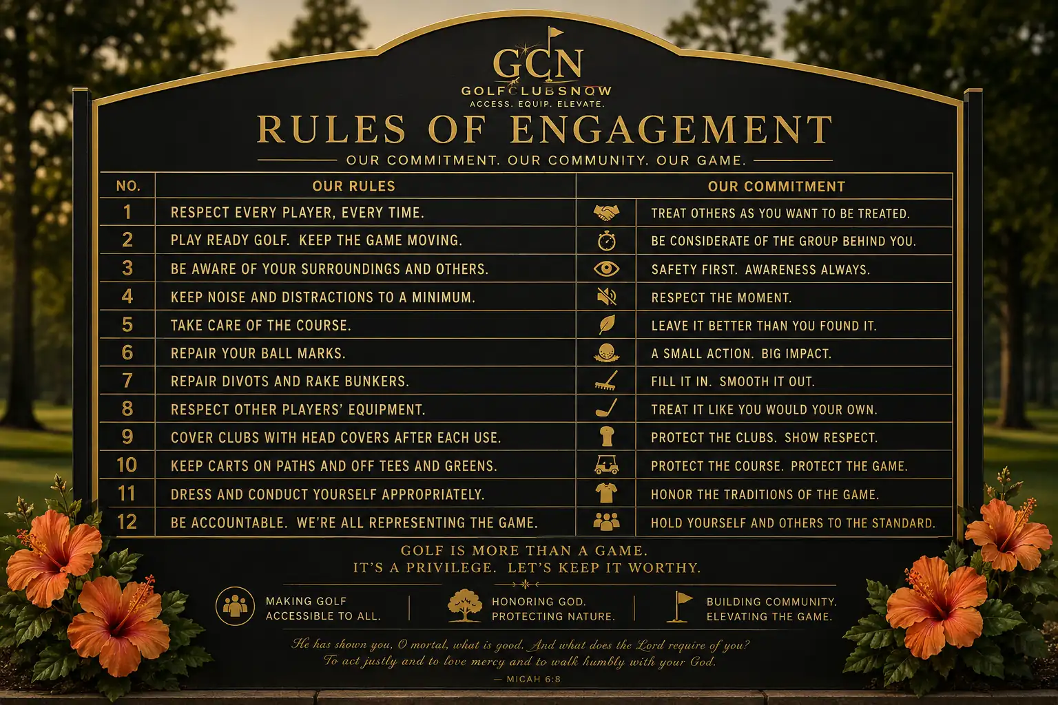 GolfClubsNow Rules of Engagement